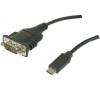 CONVERTISSEUR USB Type-C - SERIE RS232 PROLIFIC - 1 PORT DB9