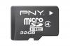 PNY Carte MicroSD Premium Class 4 + adaptateur SD - 32Go
