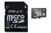 PNY Carte MicroSDHC Androd Classe 10 + adaptateur SD - 8Go