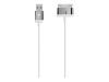 BELKIN MIXIT CHARGESYNC POUR IPAD IPHONE IPOD 2M BLANC CABLE DONNEES Eco Contribution 0.01 euro inclus